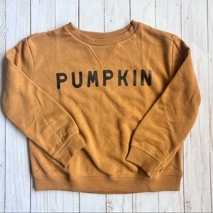 Little Co  Pumpkin Sweatshirt.